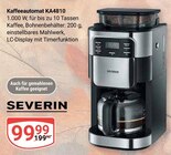 Kaffeeautomat KA4810 im Angebot bei GLOBUS in Speyer Kaffeeautomat KA4810 Angebote von SEVERIN bei GLOBUS Speyer für 99,99 €