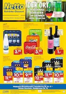 Aktueller Netto Marken-Discount Prospekt (Wettenberg, 2 Seiten zum blättern Netto Marken-Discount Prospekt DER ORT, AN DEM DU IMMER AUSGEZEICHNETE PREISE FINDEST. mit 2 Seiten