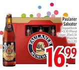 Salvator Doppelbock von Paulaner im aktuellen EDEKA Prospekt für 16,99 €