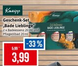 Geschenk-Set "Bade Lieblinge" im Angebot bei Kaufhaus Stolz in Neumünster Geschenk-Set "Bade Lieblinge" Angebote von Kneipp bei Kaufhaus Stolz Neumünster für 3,99 €