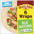 6 Wraps de blé nature extra moelleux - OLD EL PASO dans le catalogue Netto