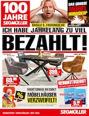 Segmüller Möbel & Einrichtung Prospekt der aktuellen Woche mit 6 Seiten, gültig von 01.11.2025 bis 22.11.2025, in Weiterstadt und Umgebung Aktueller Segmüller Möbel & Einrichtung Prospekt in Weiterstadt und Umgebung, "100 Jahre Segmüller" mit 6 Seiten, 01.11.2025 - 22.11.2025