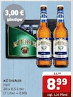 Hell im Angebot bei Getränke Quelle WVG in Halle Hell Angebote von KÖTHENER bei Getränke Quelle WVG Halle für 8,99 €