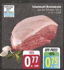 Schweinesaft-/Krustenbraten bei E center im Prospekt "" für 0,75 €