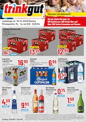 Tafelwasser im Trinkgut Prospekt in München Aktueller Trinkgut Prospekt mit Tafelwasser, "Münchens Getränkemarkt!", Seite 1