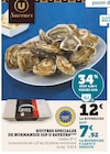 Promo Huitres Speciales de Normandie IGP à 7,92 € dans le catalogue U Express à Noves