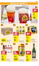 Prix et réduction Bière Belge dans le prospectus Carrefour Market en cours Offre Bière Belge dans le catalogue Carrefour Market du moment à la page 7