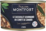 Cassoulet au confit de canard - MAISON MONTFORT en promo chez Bi1 Montbéliard à 6,93 €