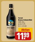 Branca Kräuterlikör im Angebot bei REWE in Leinfelden-Echterdingen Branca Kräuterlikör Angebote von Fernet bei REWE Leinfelden-Echterdingen für 11,99 €