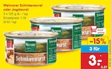 Schinkenwurst von Weimarer im aktuellen Netto Marken-Discount Prospekt für 3,00 €