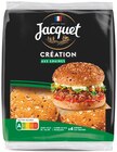 Pains burgers Création aux graines - JACQUET dans le catalogue Carrefour