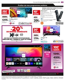 Offre Support Tv dans le catalogue Carrefour du moment à la page 13