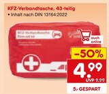 KFZ-Verbandtasche im Netto Marken-Discount Prospekt KFZ-Verbandtasche von im aktuellen Netto Marken-Discount Prospekt für 4,99 €