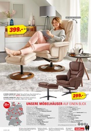 Hocker im Höffner Prospekt Hocker im Höffner Prospekt "POLSTER SPEZIAL" auf Seite 22