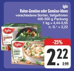 Rahm-Gemüse oder Gemüse-Ideen Angebote von iglo bei EDEKA Dresden für 2,22 €