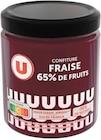 CONFITURE 65% DE FRUITS U dans le catalogue Super U