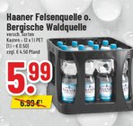 Haaner Felsenquelle o. Bergische Waldquelle bei Trinkgut im Bad Honnef Prospekt für 5,99 €