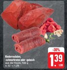 Rinderrouladen im Angebot bei E center in Hof Rinderrouladen Angebote bei E center Hof für 1,39 €
