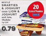 Smarties & Joghurt oder Lion & Joghurt im Angebot bei EDEKA in Dinslaken Smarties & Joghurt oder Lion & Joghurt Angebote von Nestlé bei EDEKA Dinslaken für 0,79 €