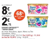 Lessive capsules - SUPER CROIX à 2,71 € dans le catalogue E.Leclerc