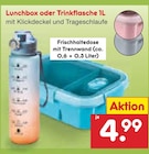Lunchbox oder Trinkflasche 1L im Angebot bei Netto Marken-Discount in Rheine Lunchbox oder Trinkflasche 1L Angebote bei Netto Marken-Discount Rheine für 4,99 €
