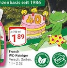 WC-Reiniger Angebote von Frosch bei GLOBUS Ludwigshafen für 1,89 €