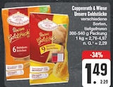 Unsere Goldstücke Angebote von Coppenrath & Wiese bei EDEKA Freiberg für 1,49 €