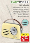 Retro-Radio Angebote von EASYmaxx bei Zimmermann Wiesbaden für 9,99 €