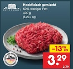 Hackfleisch gemischt von GUT PONHOLZ für 3,29 € bei Netto Marken-Discount im Angebot Hackfleisch gemischt von GUT PONHOLZ im aktuellen Netto Marken-Discount Prospekt
