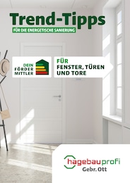 Gebrüder Ott Baustoffe Prospekt für Kirchheim (Teck): "Trend-Tipps FÜR DIE ENERGETISCHE SANIERUNG", 8 Seiten, 20.09.2024 - 29.09.2024