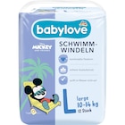 Schwimmwindeln Disney Gr. Large (10-14 kg) im Angebot bei dm-drogerie markt in Stuttgart Schwimmwindeln Disney Gr. Large (10-14 kg) Angebote von babylove bei dm-drogerie markt Stuttgart für 3,75 €