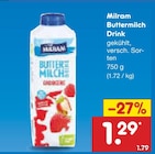 Buttermilch Drink Angebote von Milram bei Netto Marken-Discount Borken für 1,29 €