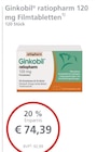 Ginkobil 120 mg Filmtabletten bei LINDA im Müllheim Prospekt für 74,39 €