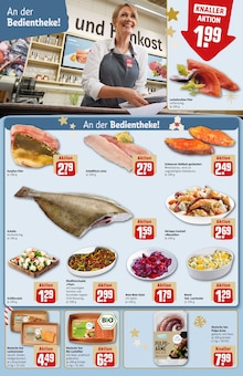 Lachsfilet Angebot im aktuellen REWE Prospekt auf Seite 9