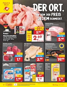 Fleisch im Netto Marken-Discount Prospekt "Aktuelle Angebote" mit 54 Seiten (Kiel)