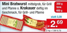 Mini Bratwurst o. Krakauer bei Zimmermann in Mainz Mini Bratwurst o. Krakauer im Angebot bei Zimmermann Mainz für 2,69 €