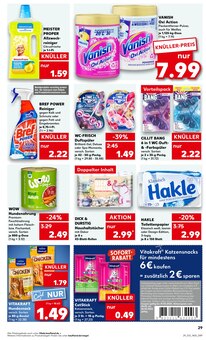 Waschmittel im Kaufland Prospekt "KNÜLLER" mit 50 Seiten (Duisburg)