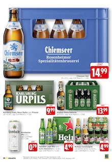 Bier im EDEKA Prospekt "Aktuelle Angebote" mit 37 Seiten (Saarbrücken)
