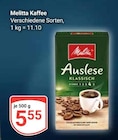 Kaffee Auslese Klassisch Angebote von Melitta bei GLOBUS Erftstadt für 5,55 €