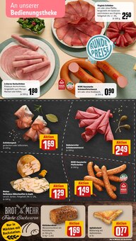 Wurst im REWE Prospekt "Dein Markt" mit 28 Seiten (Mülheim (Ruhr))