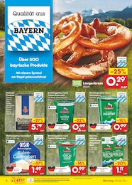 Frische Milch im Netto Marken-Discount Prospekt "Aktuelle Angebote" auf Seite 2