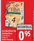 Kaffeefilter von Gut&Günstig im aktuellen EDEKA Prospekt