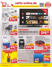 Fernseher im Netto Marken-Discount Prospekt "Aktuelle Angebote" mit 49 Seiten (Kassel)