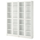 Aktuelles Bücherregal weiß/Glas 160x30x202 cm Angebot bei IKEA in Salzgitter ab 279,98 €