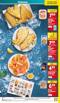 Promo Sushi dans le catalogue Lidl du moment à la page 3