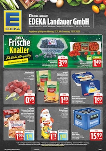 EDEKA Prospekt der Woche "Wir lieben Lebensmittel!" Seite 1, 17.11.2025 bis 22.11.2025 für Veitsbronn Aktueller EDEKA Prospekt "Wir lieben Lebensmittel!" Seite 1 von 28 Seiten für Veitsbronn