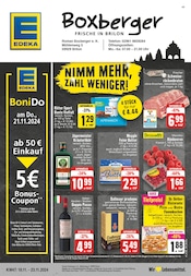 Aktueller EDEKA Discounter Prospekt in Brilon und Umgebung, "Aktuelle Angebote" mit 24 Seiten, 18.11.2024 - 23.11.2024