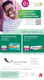 mea - meine apotheke Apotheken Prospekt der aktuellen Woche mit 4 Seiten, gültig von 01.06.2026 bis 30.06.2026, in Hermeskeil und Umgebung Aktueller mea - meine apotheke Apotheken Prospekt in Hermeskeil und Umgebung, "Unsere Juni-Angebote" mit 4 Seiten, 01.06.2026 - 30.06.2026