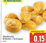 Ofenfrische Brötchen / Schrippen von SB-MARKTBACKEREI im aktuellen E center Prospekt