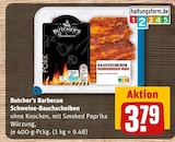 Schweine-Bauchscheiben Angebote von Butcher’s Barbecue bei REWE Darmstadt für 3,79 €